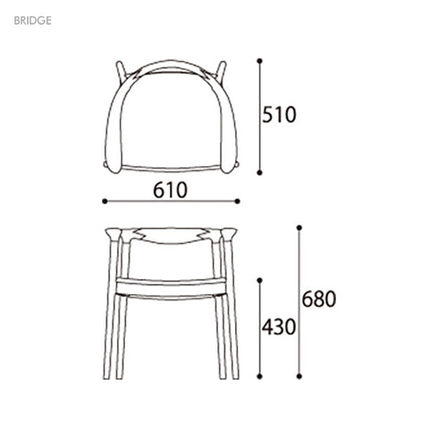 LIGHT CHAIR BK Leather